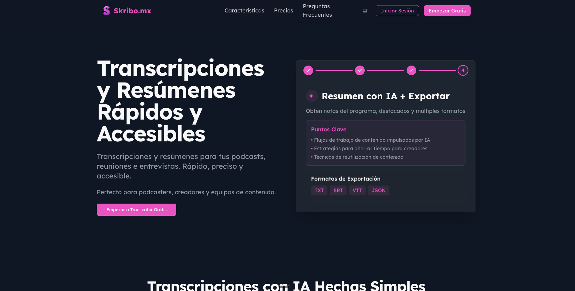 Preview de Skribo.mx